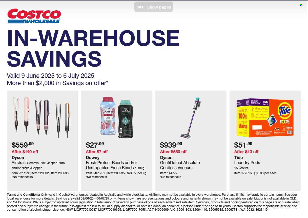 Costco catalogue - 9 Jun 2025 - 6 Jul 2025. Page 1