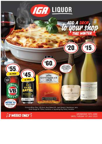 IGA LIQUOR Catalogue - 18 Jun 2025 - 1 Jul 2025.