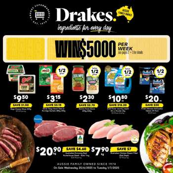 Drakes Catalogue - 25 Jun 2025 - 1 Jul 2025.