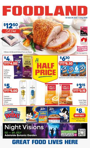 Foodland Catalogue - 25 Jun 2025 - 1 Jul 2025.