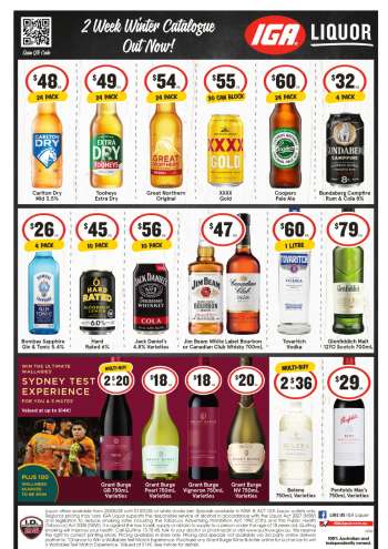 IGA LIQUOR Catalogue - 25 Jun 2025 - 1 Jul 2025.