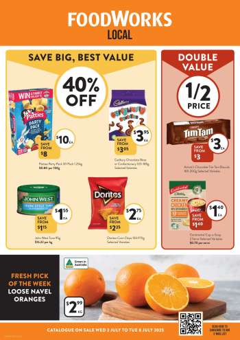 Foodworks Catalogue - 2 Jul 2025 - 8 Jul 2025.