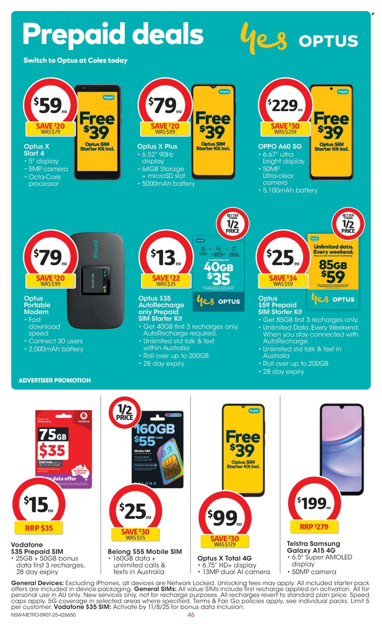 Coles catalogue - 9 Jul 2025 - 15 Jul 2025. Page 46