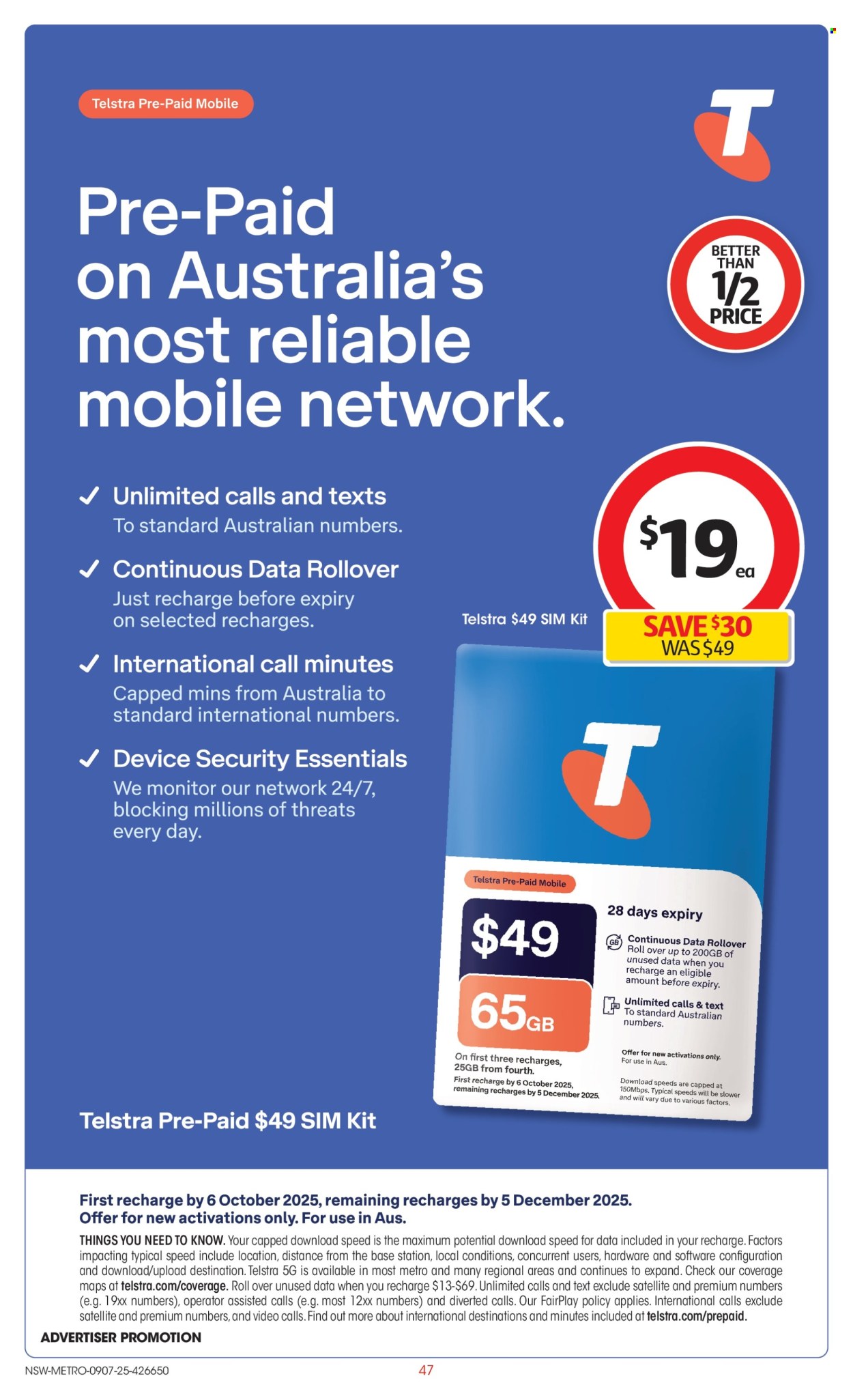 Coles catalogue - 9 Jul 2025 - 15 Jul 2025. Page 47