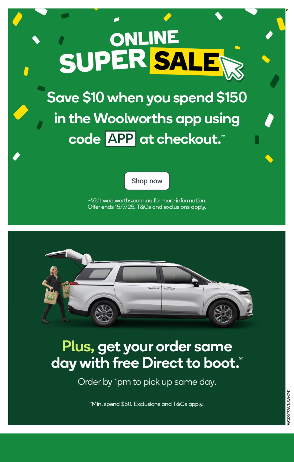 Woolworths catalogue - 9 Jul 2025 - 15 Jul 2025. Page 47