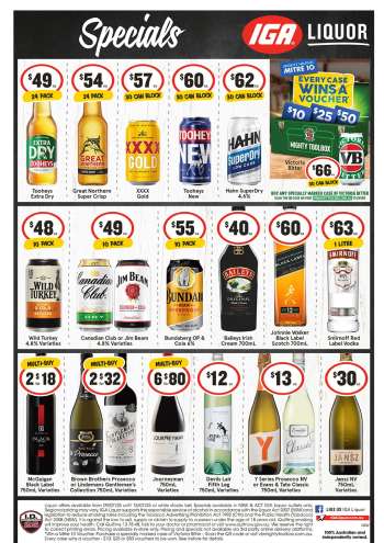 IGA LIQUOR Catalogue - 9 Jul 2025 - 15 Jul 2025.