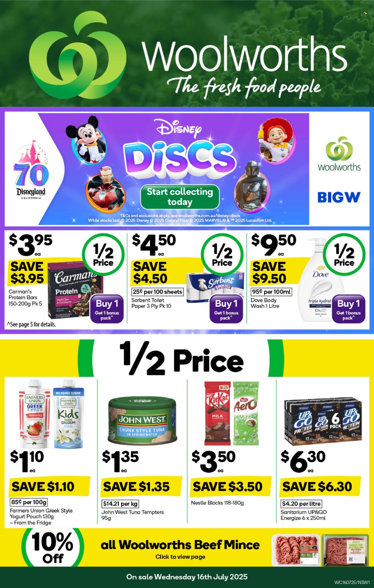 Woolworths catalogue - 16 Jul 2025 - 22 Jul 2025. Page 1