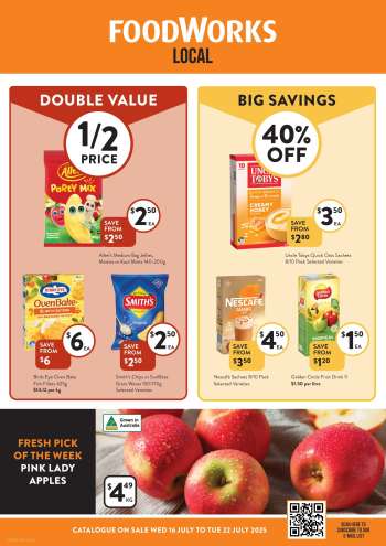 Foodworks Catalogue - 16 Jul 2025 - 22 Jul 2025.