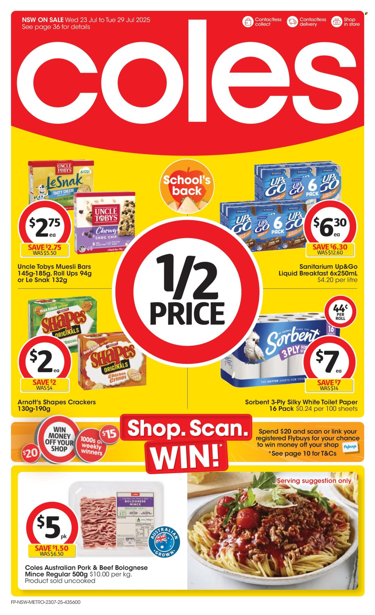 Coles catalogue - 23 Jul 2025 - 29 Jul 2025. Page 1
