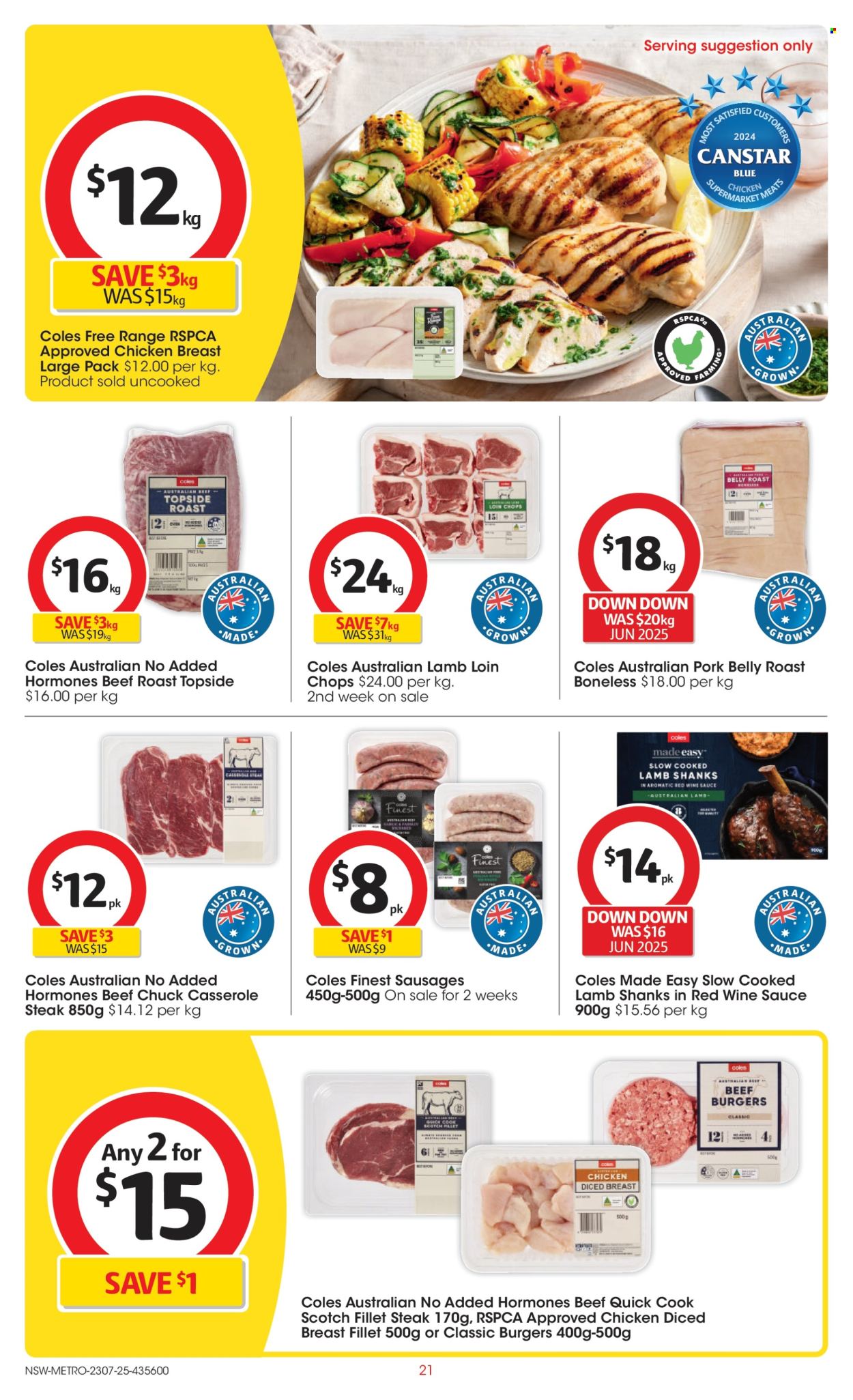Coles catalogue - 23 Jul 2025 - 29 Jul 2025. Page 21