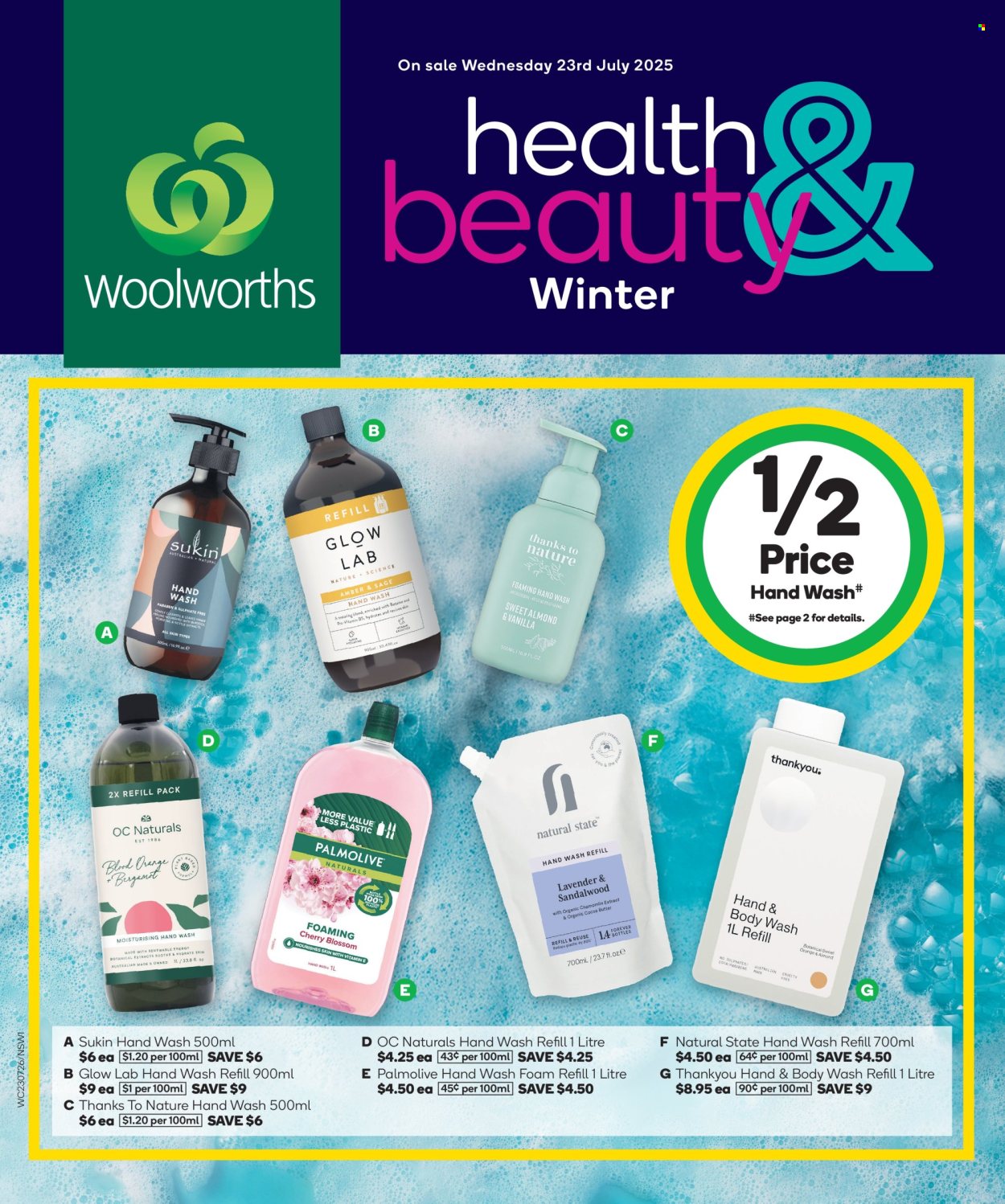 Woolworths catalogue - 23 Jul 2025 - 29 Jul 2025. Page 1