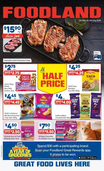 Foodland Catalogue - 23 Jul 2025 - 29 Jul 2025.