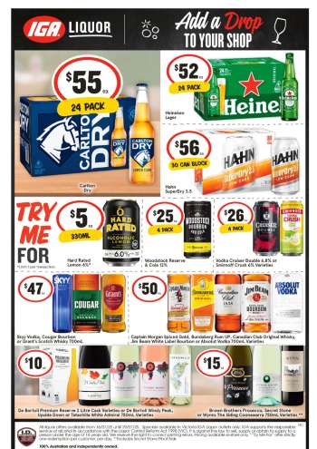 IGA LIQUOR Catalogue - 23 Jul 2025 - 29 Jul 2025.