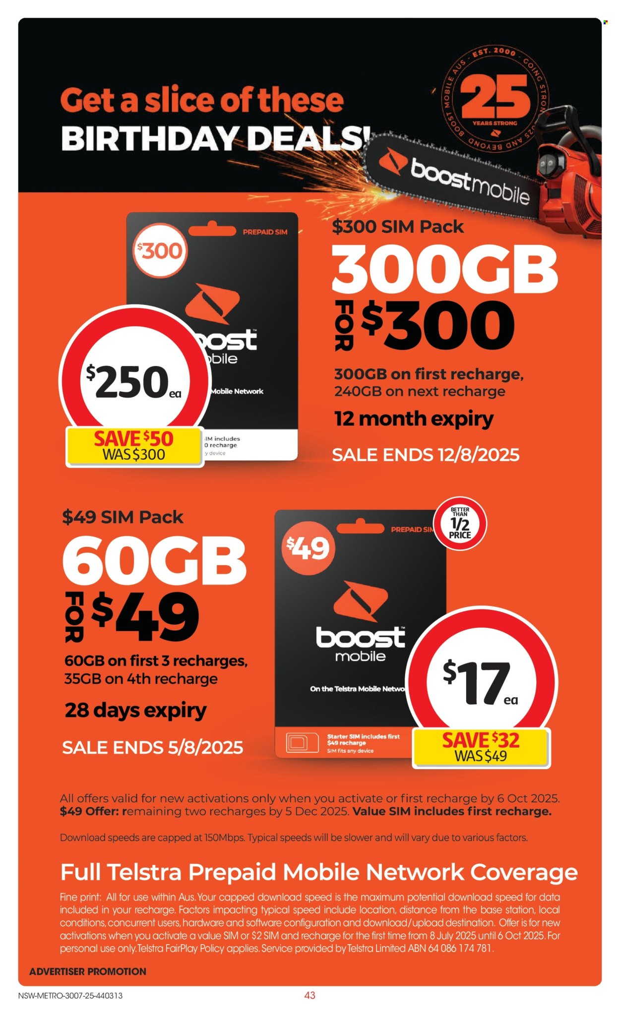 Coles catalogue - 30 Jul 2025 - 5 Aug 2025. Page 43