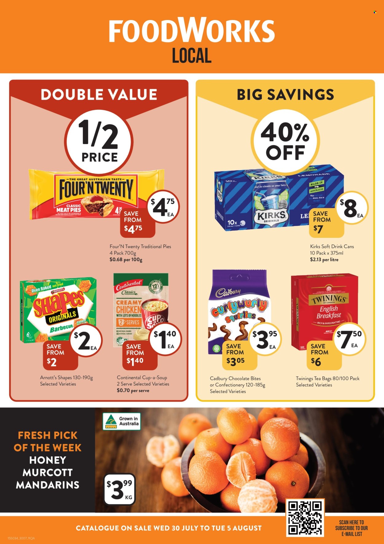 Foodworks catalogue - 30 Jul 2025 - 5 Aug 2025. Page 1