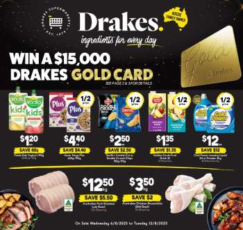 Drakes Catalogue - 6 Aug 2025 - 12 Aug 2025.