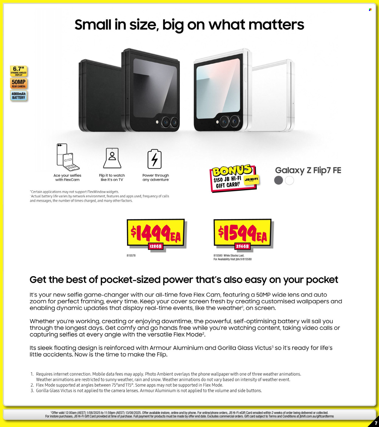 JB Hi-Fi catalogue - 1 Aug 2025 - 13 Aug 2025. Page 7