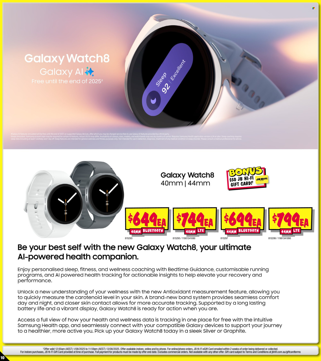 JB Hi-Fi catalogue - 1 Aug 2025 - 13 Aug 2025. Page 10