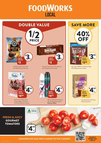 Foodworks Catalogue - 6 Aug 2025 - 12 Aug 2025.