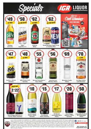 IGA LIQUOR Catalogue - 6 Aug 2025 - 12 Aug 2025.