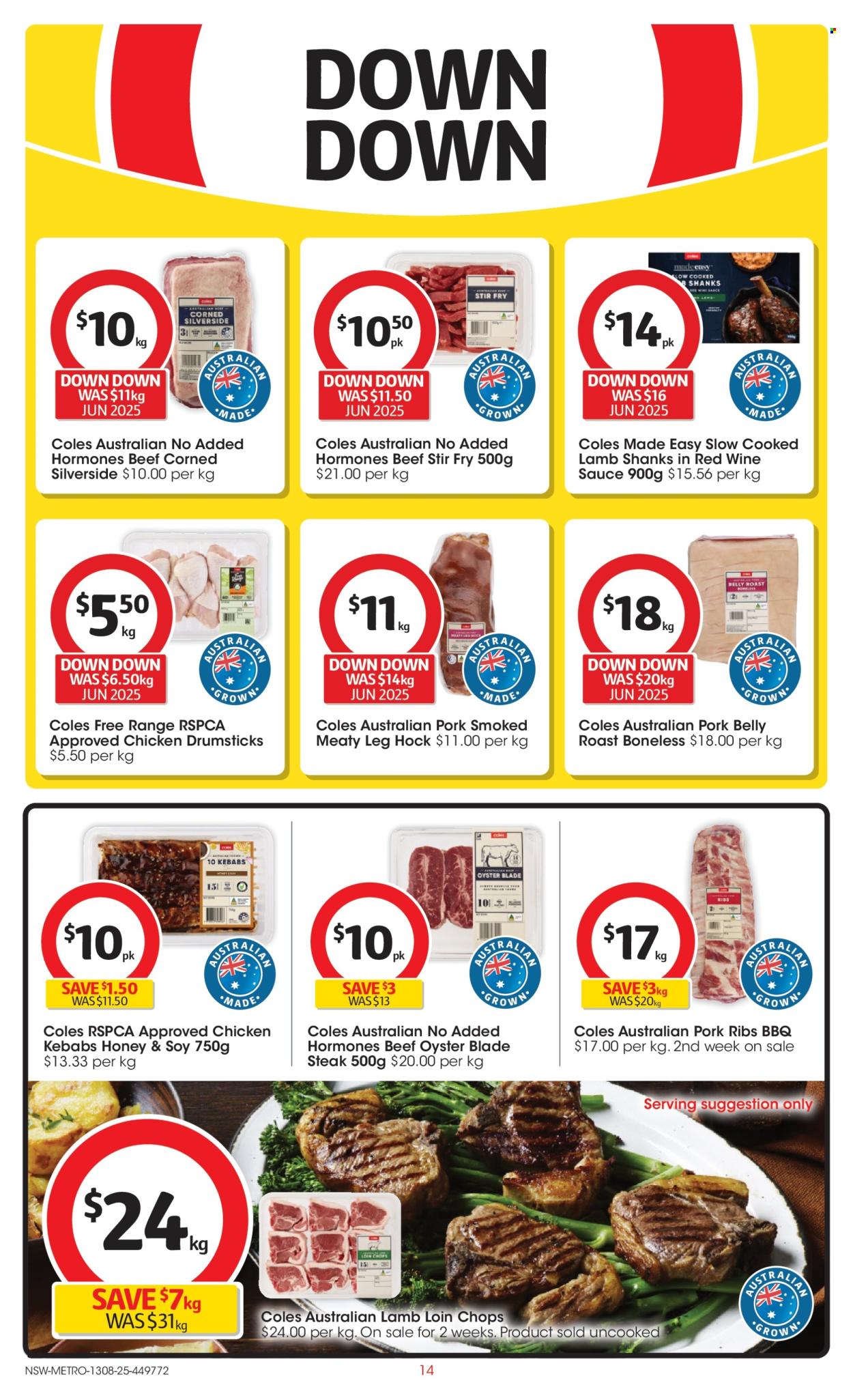 Coles catalogue - 13 Aug 2025 - 19 Aug 2025. Page 14
