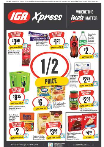 IGA Xpress Catalogue - 13 Aug 2025 - 19 Aug 2025.