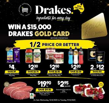 Drakes Catalogue - 13 Aug 2025 - 19 Aug 2025.