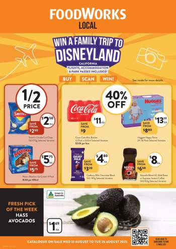 Foodworks Catalogue - 13 Aug 2025 - 19 Aug 2025.
