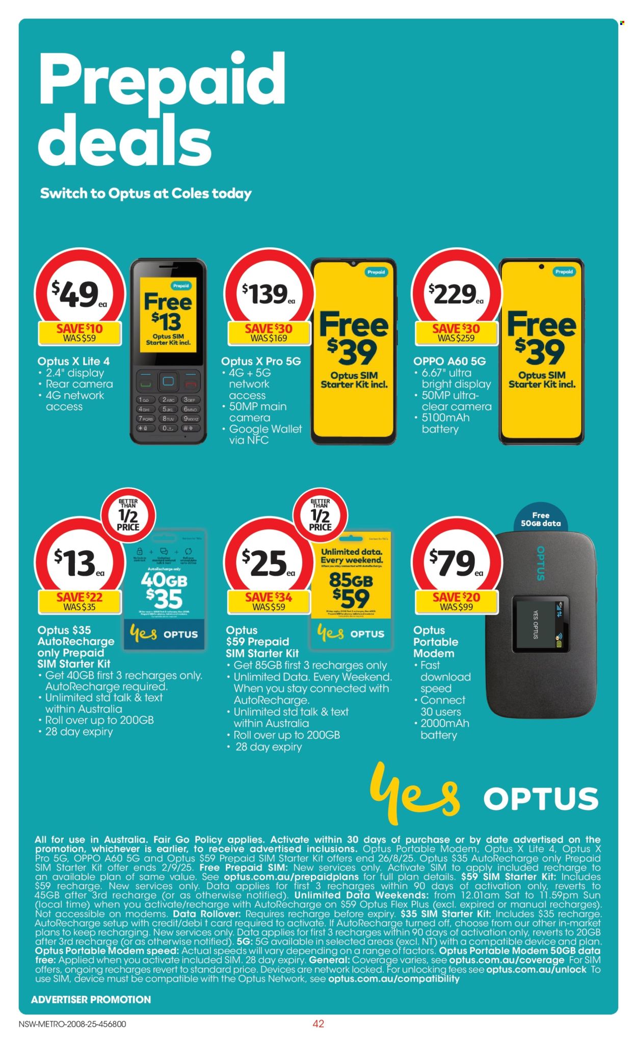 Coles catalogue - 20 Aug 2025 - 26 Aug 2025. Page 42