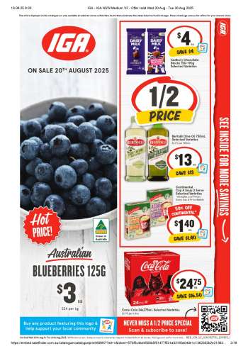 IGA Catalogue - 20 Aug 2025 - 26 Aug 2025.