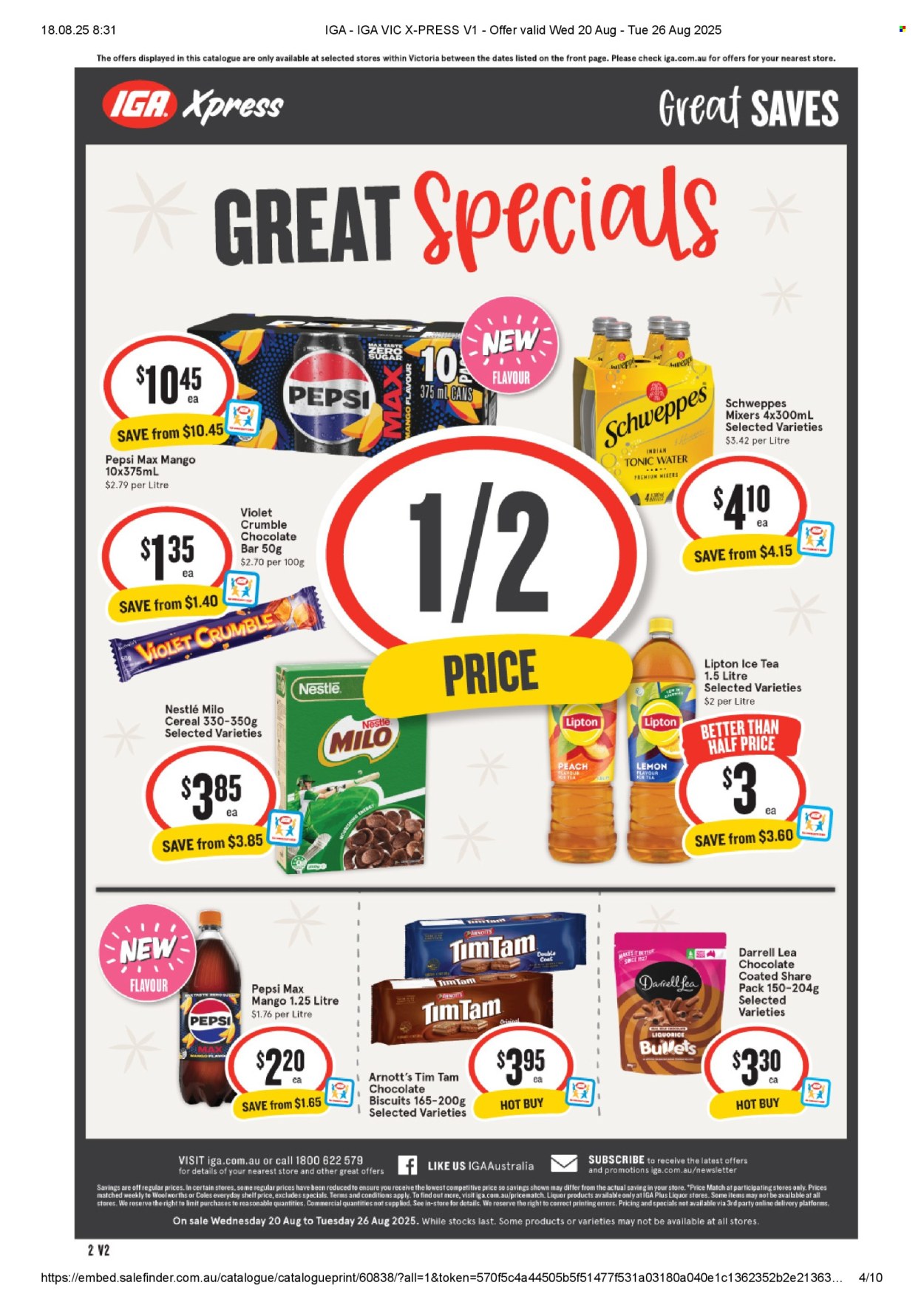 IGA Xpress catalogue - 20 Aug 2025 - 26 Aug 2025. Page 2