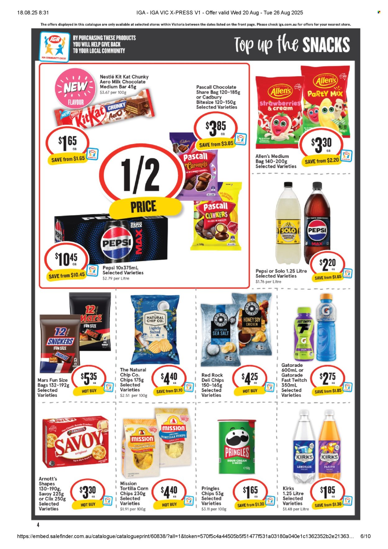 IGA Xpress catalogue - 20 Aug 2025 - 26 Aug 2025. Page 3