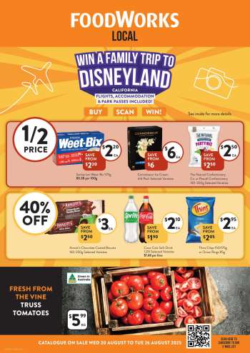 Foodworks Catalogue - 20 Aug 2025 - 26 Aug 2025.