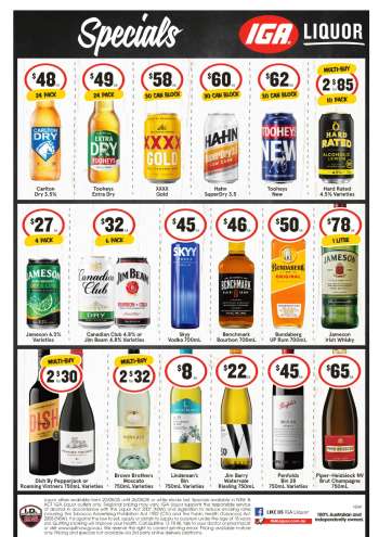 IGA LIQUOR Catalogue - 20 Aug 2025 - 26 Aug 2025.