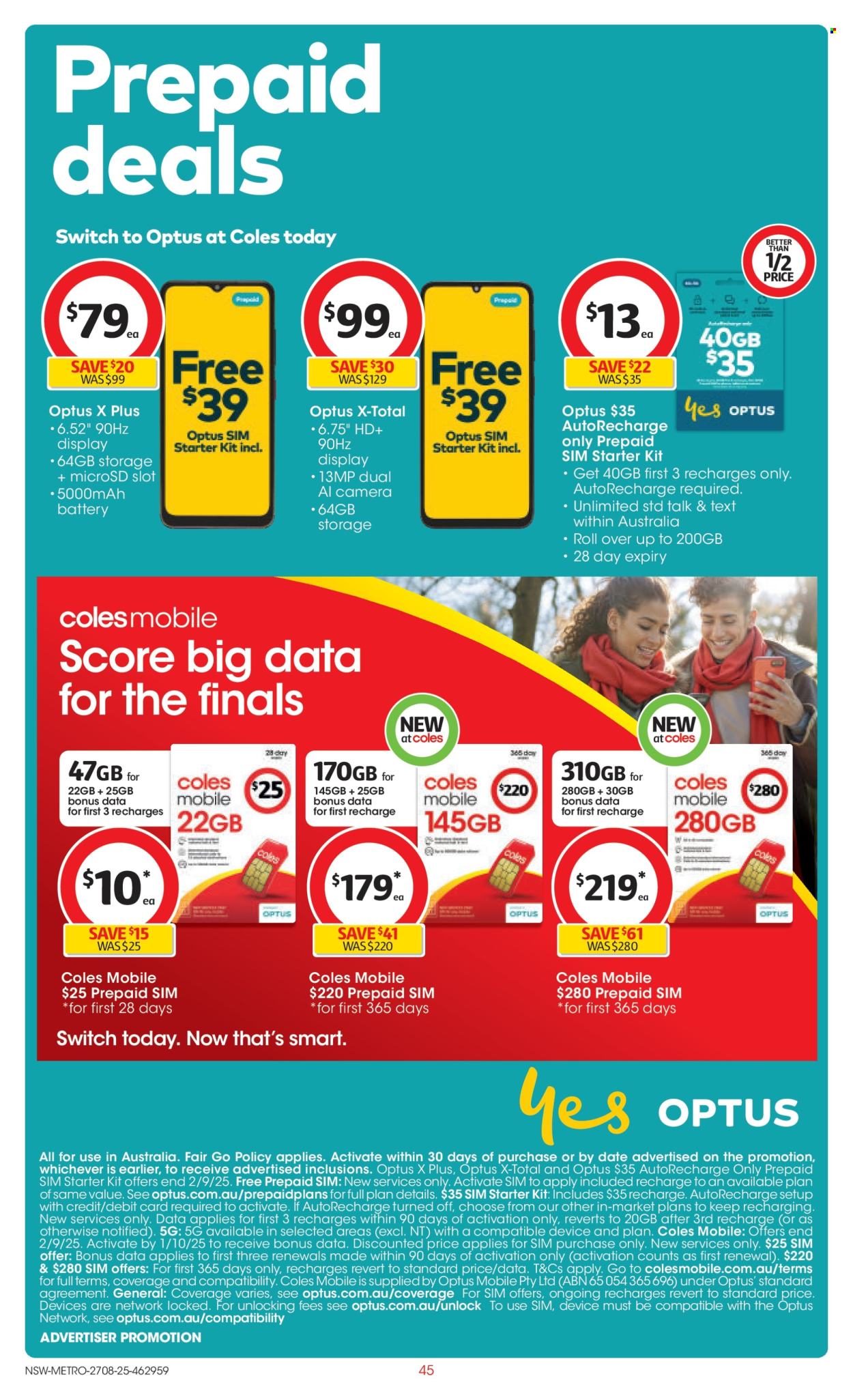 Coles catalogue - 27 Aug 2025 - 2 Sep 2025. Page 45