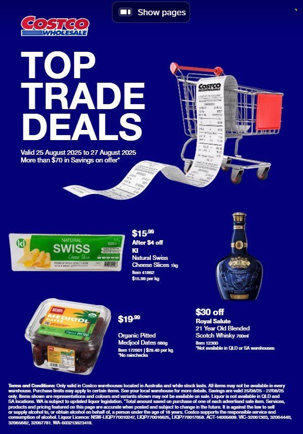 Costco catalogue - 25 Aug 2025 - 27 Aug 2025. Page 1