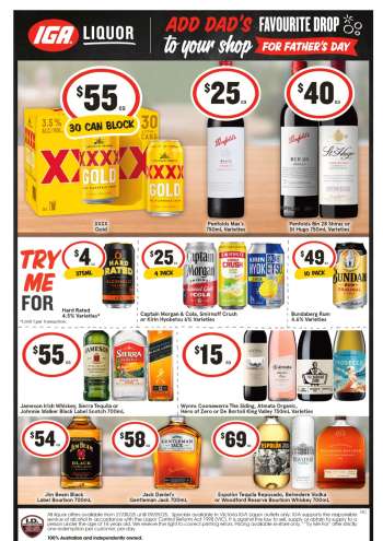 IGA LIQUOR Catalogue - 27 Aug 2025 - 2 Sep 2025.