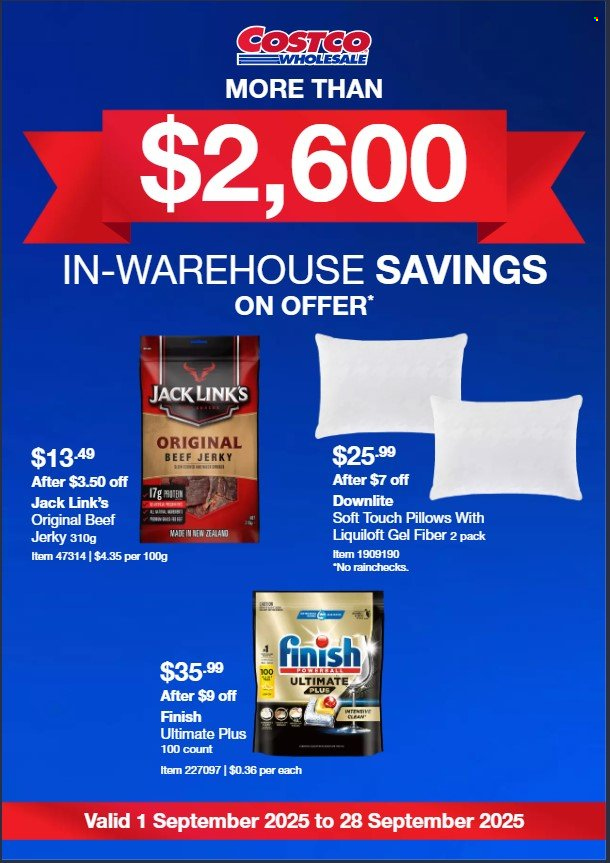 Costco catalogue - 1 Sep 2025 - 28 Sep 2025. Page 1