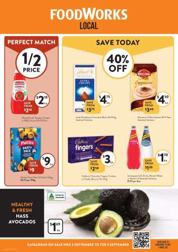 Foodworks Catalogue - 3 Sep 2025 - 9 Sep 2025.