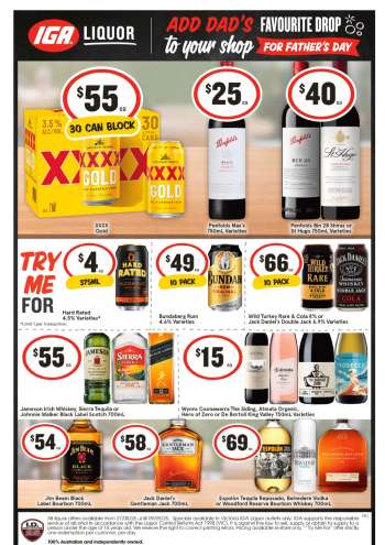IGA LIQUOR Catalogue - 3 Sep 2025 - 9 Sep 2025.