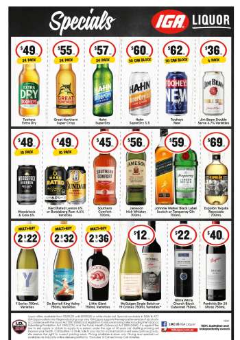 IGA LIQUOR Catalogue - 3 Sep 2025 - 9 Sep 2025.