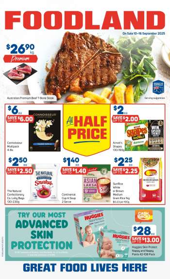 Foodland Catalogue - 10 Sep 2025 - 16 Sep 2025.