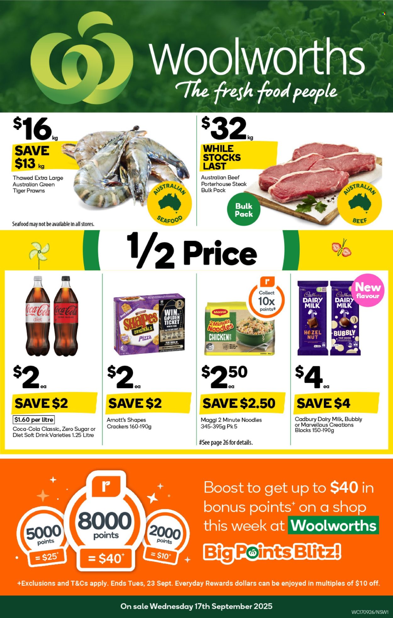 Woolworths catalogue - 17 Sep 2025 - 23 Sep 2025. Page 1
