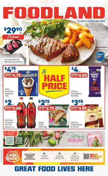 Foodland Catalogue - 17 Sep 2025 - 23 Sep 2025.
