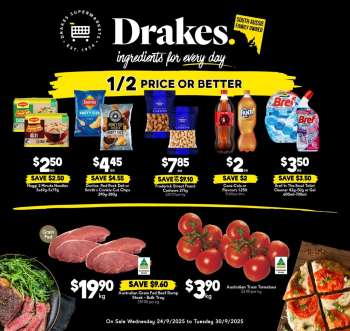 Drakes Catalogue - 24 Sep 2025 - 30 Sep 2025.