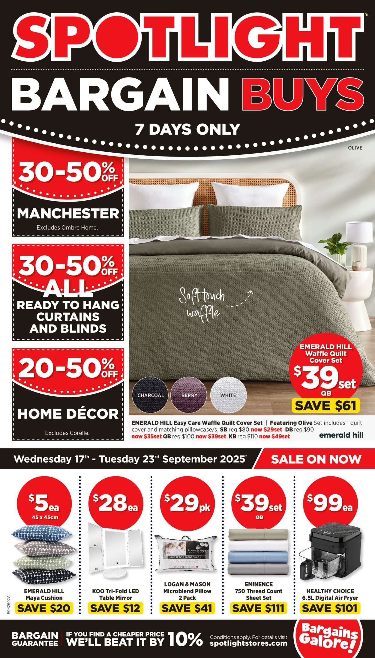 Spotlight catalogue - 17 Sep 2025 - 23 Sep 2025. Page 1