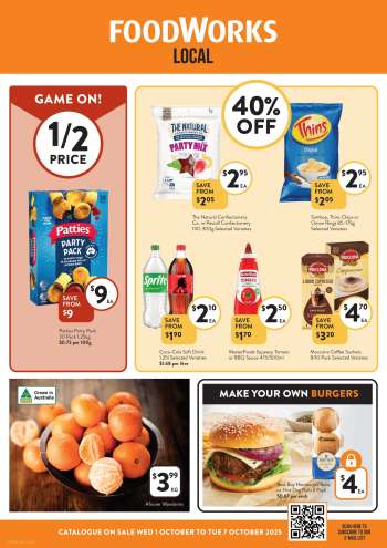 Foodworks Catalogue - 1 Oct 2025 - 7 Oct 2025.