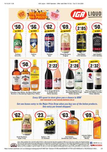 IGA LIQUOR Catalogue - 22 Oct 2025 - 28 Oct 2025.