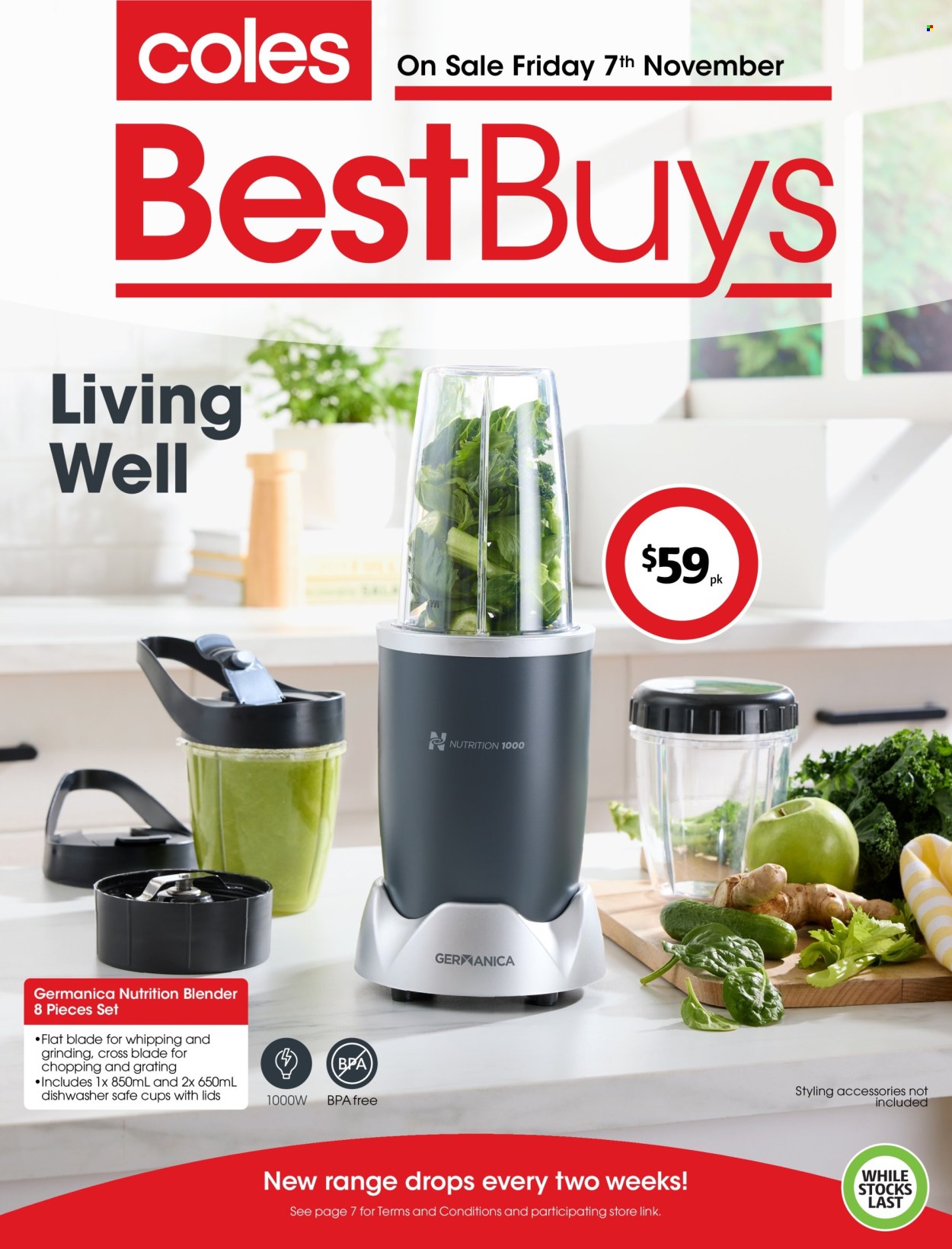 Coles catalogue - 7 Nov 2025 - 20 Nov 2025. Page 1