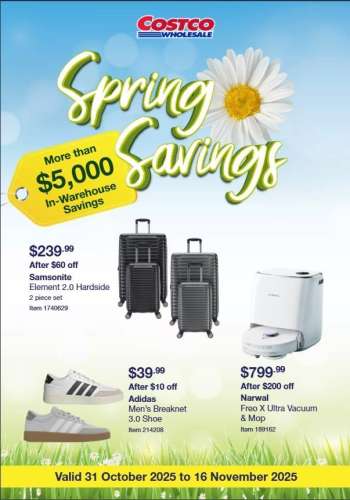 Costco Catalogue - 31 Oct 2025 - 16 Nov 2025.